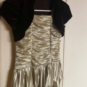 A gold and brown dress from mymichelle